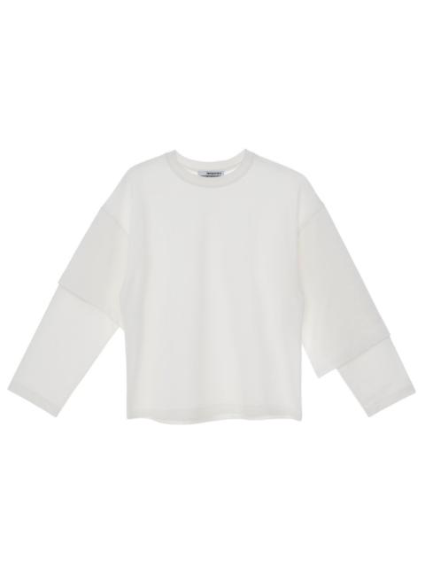 Brand - 9.12tc/ Longsleeve with extra asymmetrical t-shirt sleeve