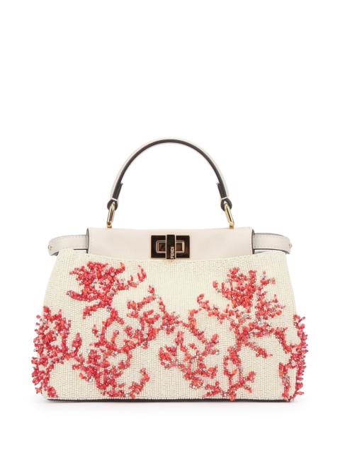 FENDI Fendi Women Top Handle Peekaboo Mini Ricamo Coralli