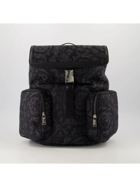 VERSACE Versace Barocco Black Backpack