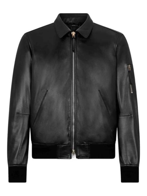 TOM FORD Tom Ford Collar Leather Jacket
