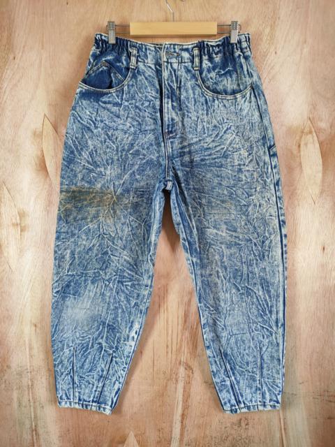 Other Designers Vintage - VALMAN BAGGY DENIM JEANS BLUE ASID WASH