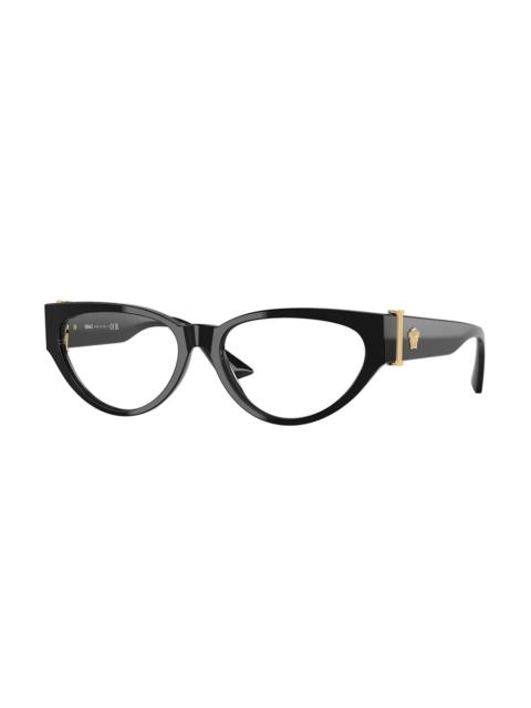 VERSACE Versace Demo Cat Eye Ladies Eyeglasses VE3366 GB1 53