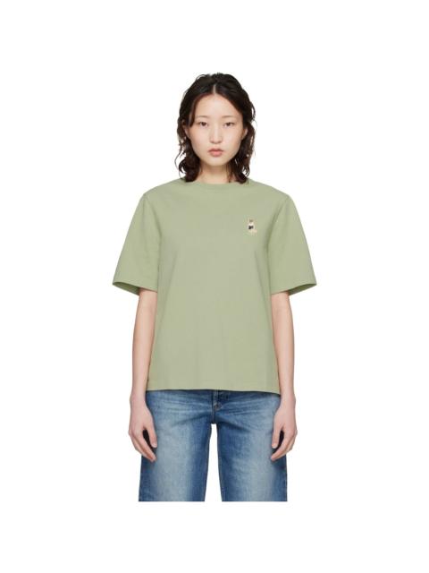 Maison Kitsuné Green Dressed Fox Comfort T-shirt