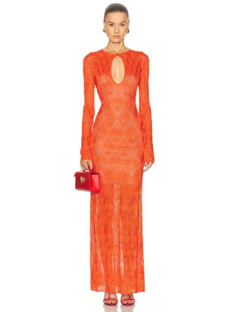 Blumarine Long Sleeve Dress