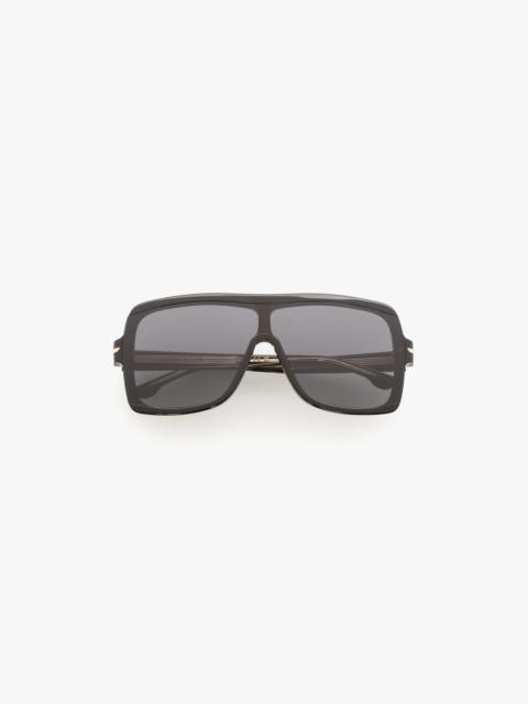 Victoria Beckham Layered Mask Frame In Black