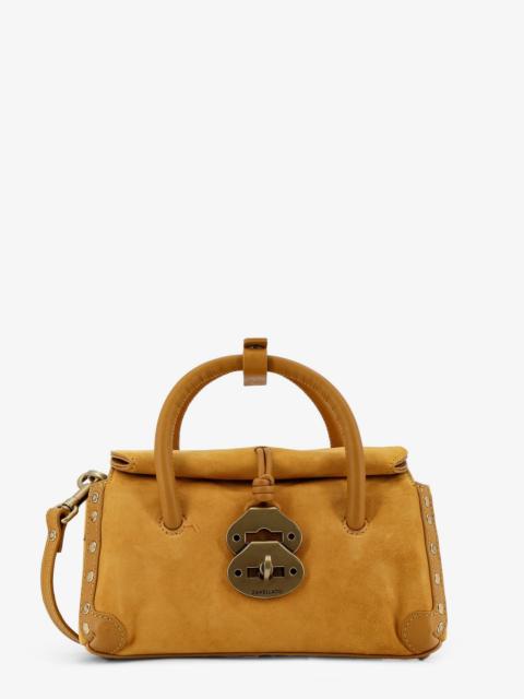 Other Designers Zanellato Dotta Baby Suede Crossbody Bag