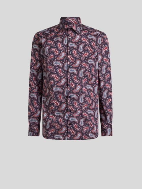 Etro COTTON SHIRT WITH PAISLEY PRINT