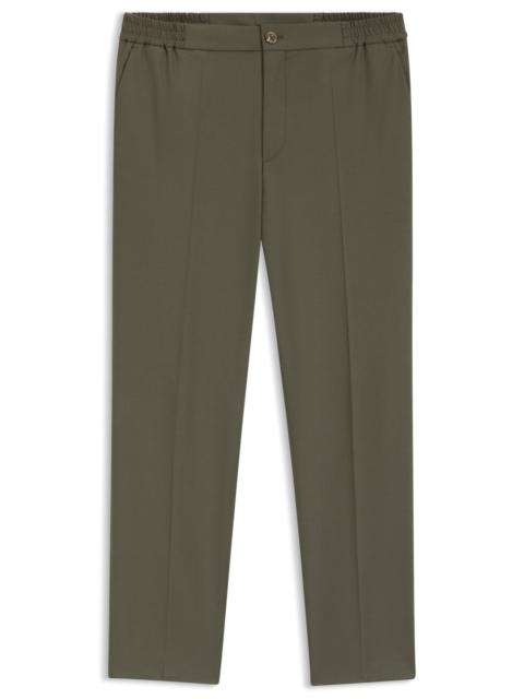 HUGO SLIM-FIT TROUSERS IN WOOL POPLIN