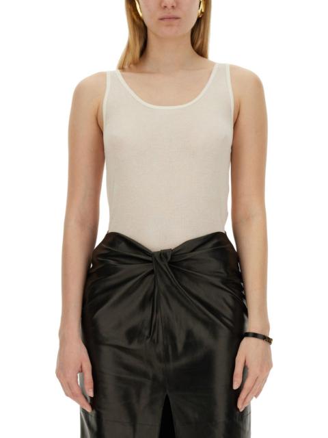 Saint Laurent Women Round Neckline Tank Top