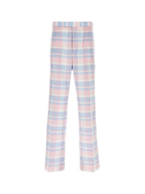 THOM BROWNE Embroidered Cotton Pant