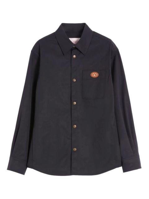 Valentino Vlogo-detail shirt jacket