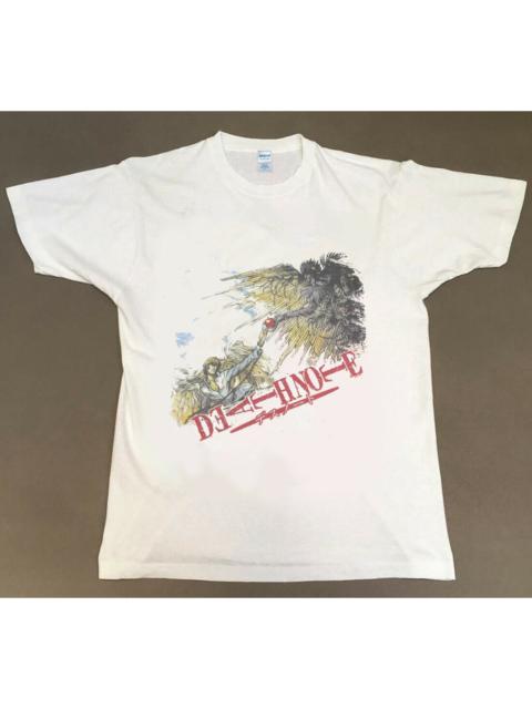 Other Designers DEATH NOTE Anime White Tee Shirt Vtg Style