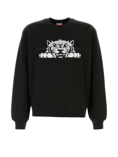 KENZO Black cotton sweatshirt