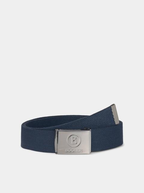 BOGNER Gino belt in Navy blue