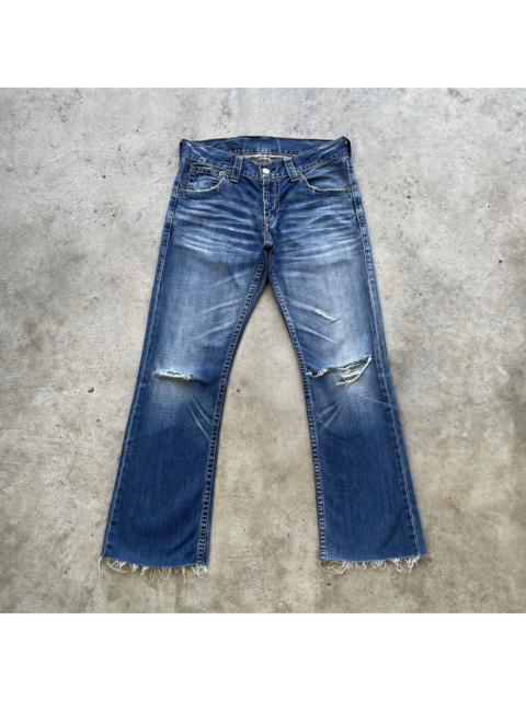 Levi's Vintage Levi’s 507 FLARE Distressed BOOTCUT Faded Jean Pants