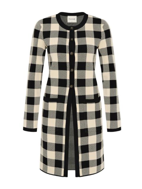 POSSE Pippa Cardigan in Heritage Plaid