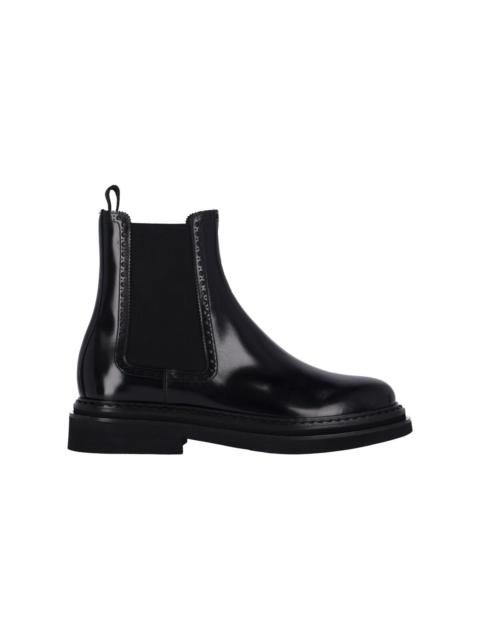 Dolce & Gabbana CALF LEATHER CHEALSE BOOTS