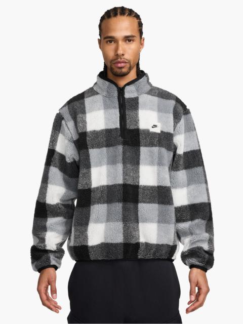 Nike Nike Mens Nike Club Seasonal Winterized All Over Print Half-Zip
