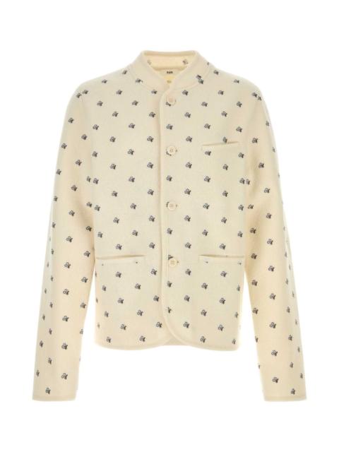 RIER Rier Men Embroidered Wool Jacket