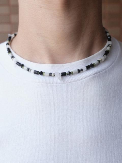 Other Designers Jade Quartz Natural Stone Handmade Beaded Necklace 16.1in