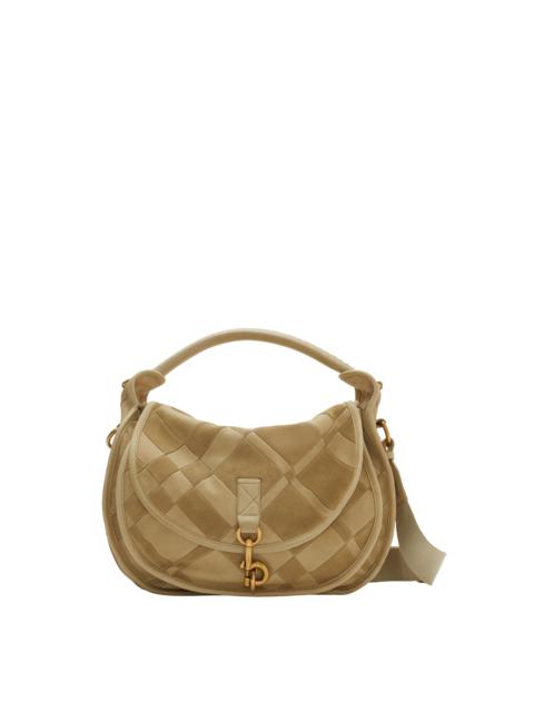 Burberry burberry Medium B Clip Messenger Bag in Sandstorm at Nordstrom