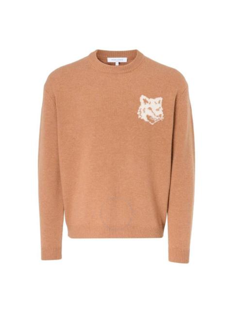 Maison Kitsune Fox Head Intarsia Wool Jumper