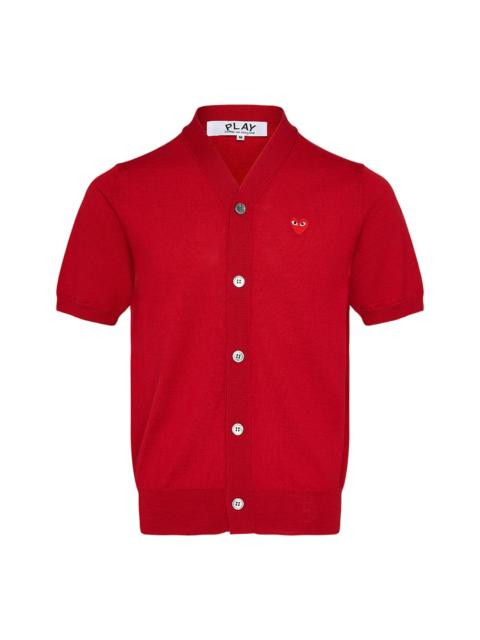 Comme des Garçons PLAY Short Sleeve Cardigan Unisex