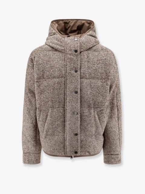 Brunello Cucinelli Brunello Cucinelli Reversible Down Jaket In Wool And Silk