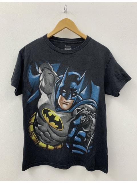 Other Designers Vintage Thrashed Faded Y2K Batman OverPrint Tee