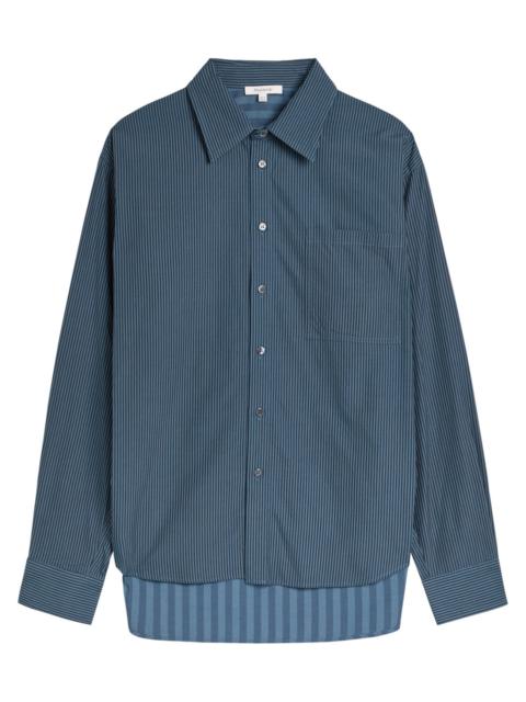 JW Anderson JW Anderson Patchwork Striped Cotton-poplin Shirt