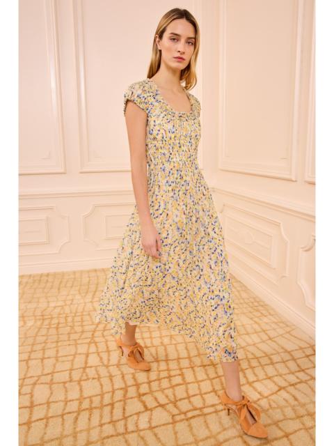 ULLA JOHNSON Calliope Silk Midi Dress