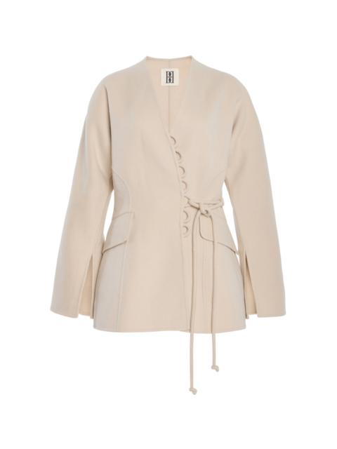 BY MALENE BIRGER Lalou Wool Blazer Jacket off-white