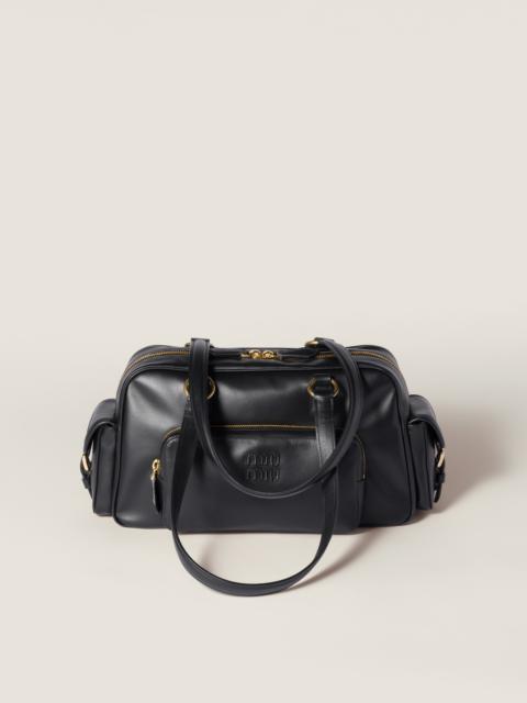 Miu Miu Pocket nappa leather top-handle bag