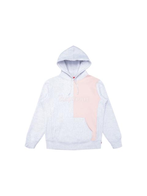 Supreme Supreme Split Old English Hooded Sweatshirt Ash Grey