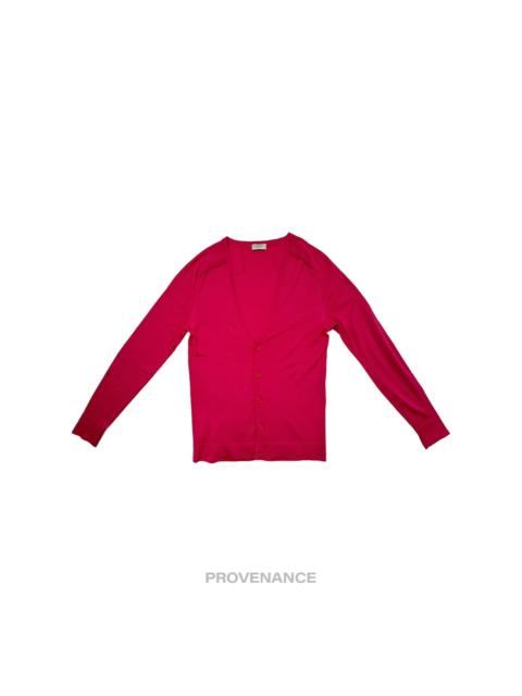 BALENCIAGA Balenciaga Knit Wool Cardigan - Magenta S