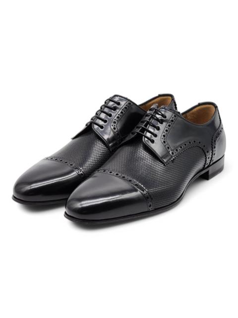Christian Louboutin Top Daviol Leather Derby Shoes - Black - EU 40 / US 7 $995