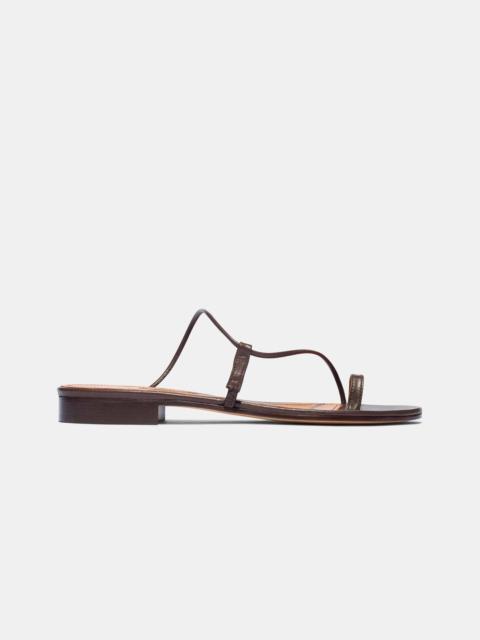 Emme Parsons SUSAN SLIDE IN ESPRESSO NAPPA