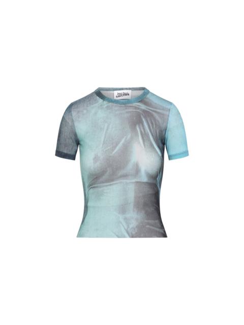 Jean Paul Gaultier Jean Paul Gaultier Mesh Baby Printed "Water" Tee Women