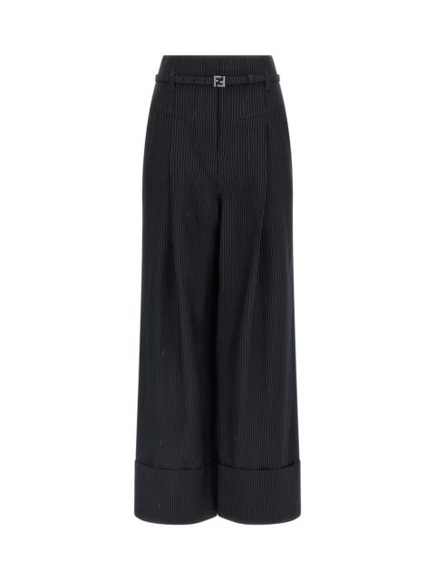 FENDI Pinstripe Wool Pants