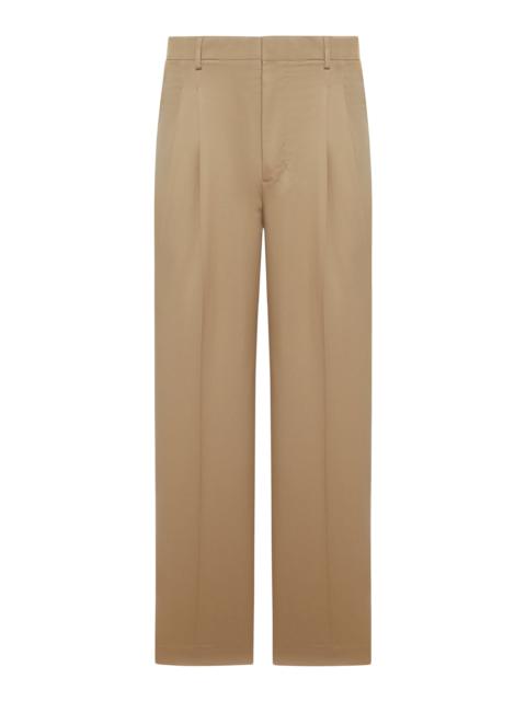 AMI Paris TAILORED COTTON TROUSERS WITH PENCES