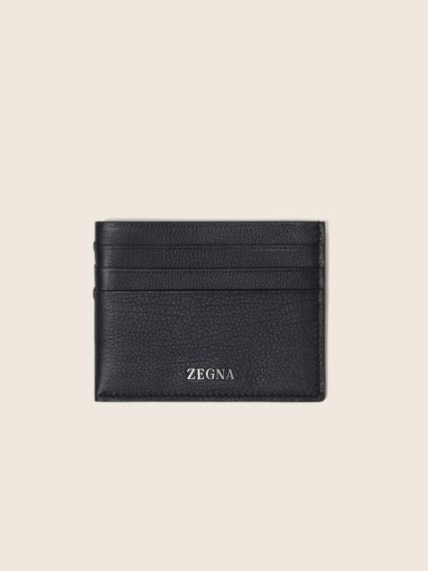 ZEGNA DARK BLUE SECONDSKIN CARD CASE