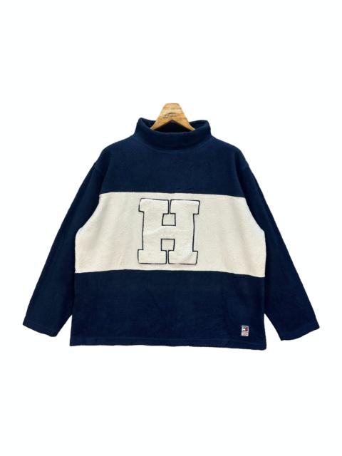 Other Designers Vintage - TOMMY HILFIGER H BIG LOGO FLEECE #8138-205