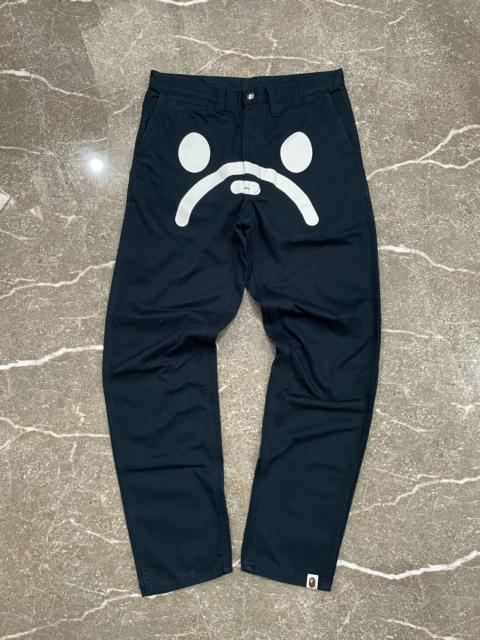A BATHING APE® Bape - Baby Milo Sad Face Chino Pants