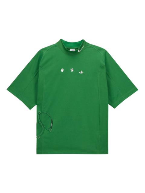 Nike Nike x Off-White Short-Sleeve Top (Asia Sizing) 'Kelly Green/White'