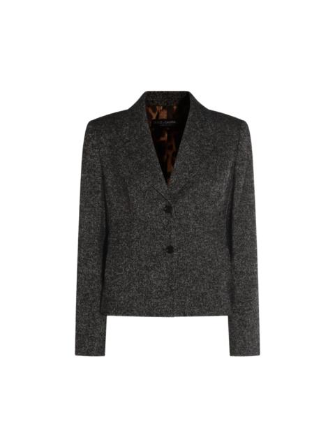 Dolce & Gabbana Grey Wool Blazer