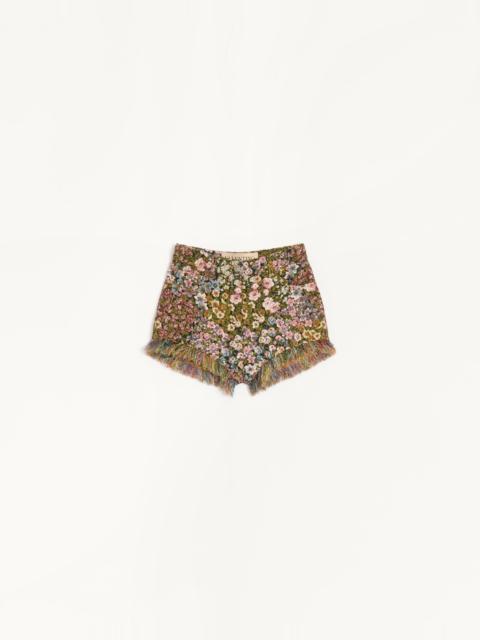 Valentino SHORTS IN GOBELIN APRES L'HIVER FIORELLINI