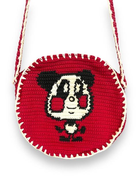 Hysteric Glamour 🔥 MERRY SUPER LOVERS JAPAN Crochet Knitted Round Sling Bag