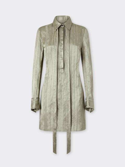 Ferrari Jacquard dress with striped pattern