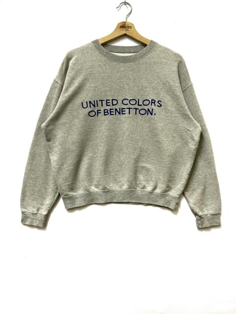 Other Designers United Colors Of Benetton - United Color Of Benetton Spellout Sweatshirt Grey