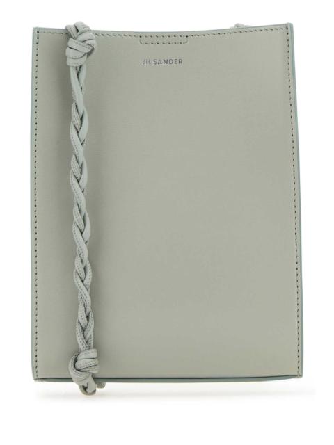 Jil Sander Jil Sander Women Sage Green Leather Shoulder Bag